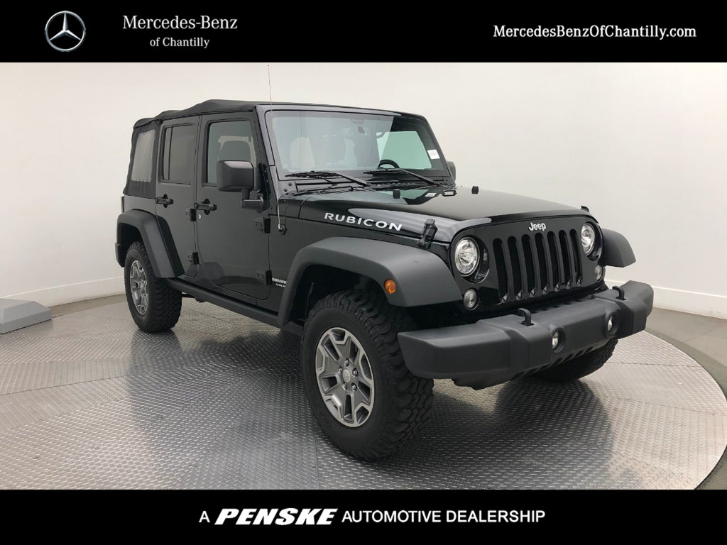 Pre Owned 2017 Jeep Wrangler Unlimited Rubicon 4x4 Four Wheel Drive Suv